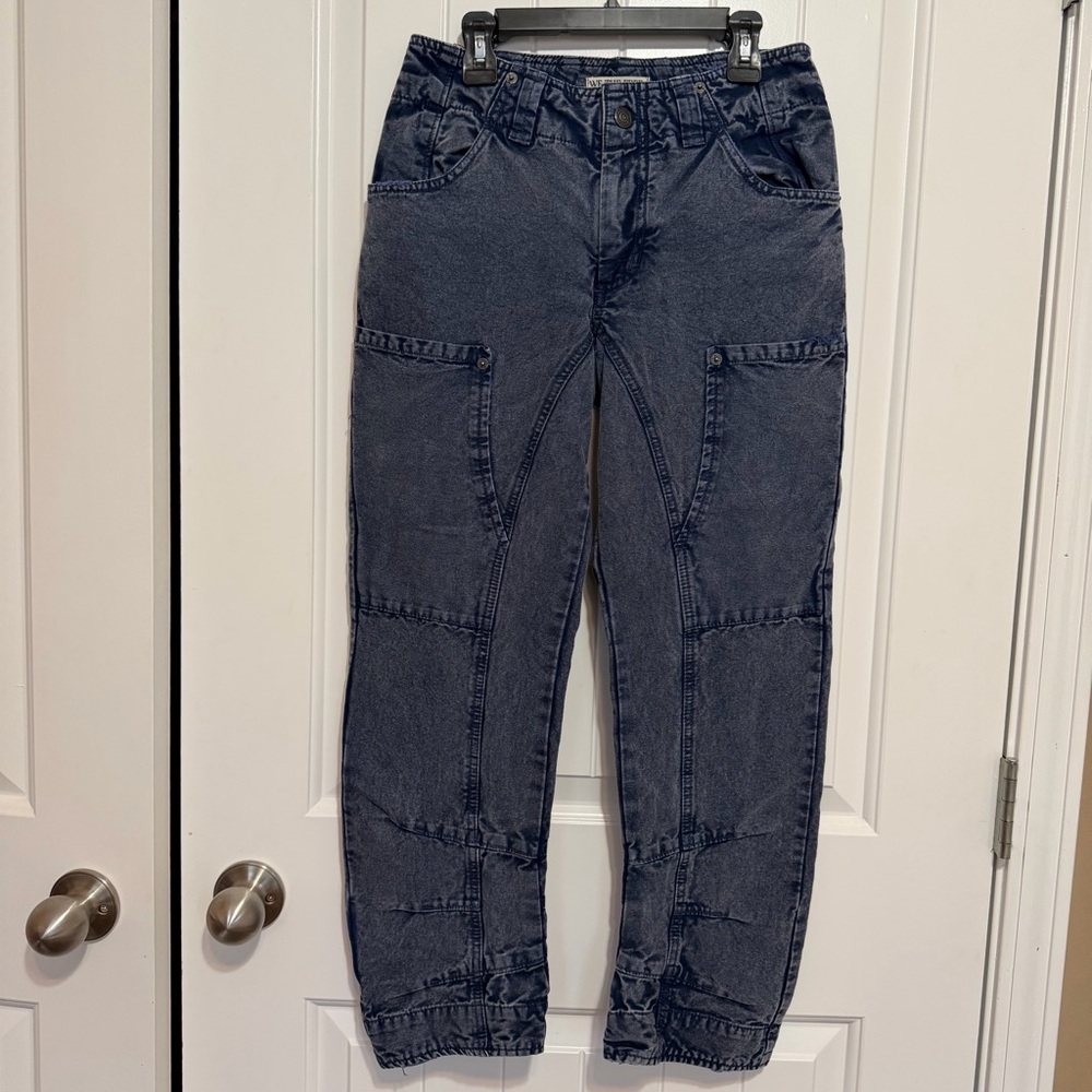 Free People We The Free Supersonic Slim Pants Women’s 0 Denim Jeans Black Faded